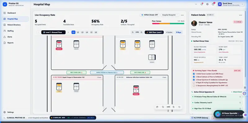 Clinical Pristine OS Live Workflow Demo